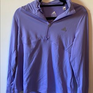 Adidas Purple Quarter Zip